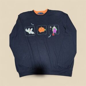 Karen Scott Black Halloween Sweatshirt